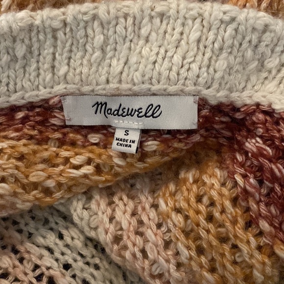 Madewell beautiful baez knit sweater. Great colors. So flattering and cute on. - Picture 8 of 9